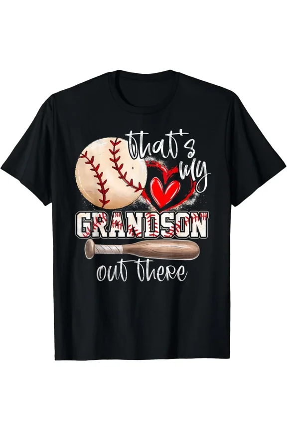 That Is My Grandson Baseball Family T-shirt