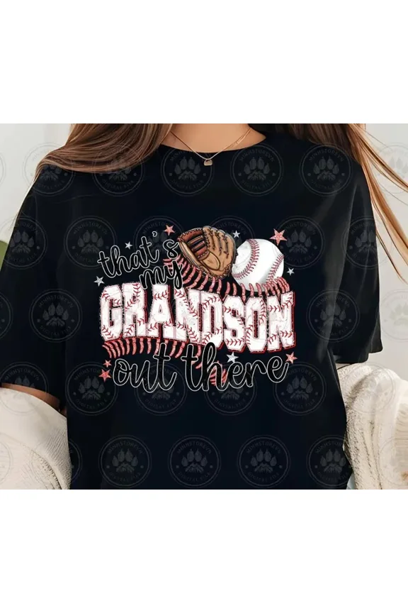 That Is My Grandson Out There Baseball T-shirt