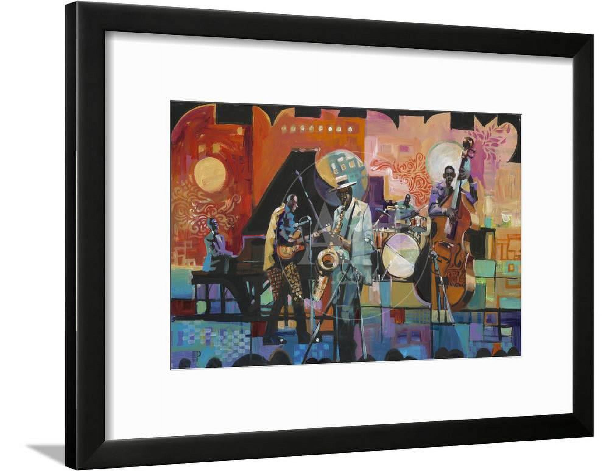That Jazz, Framed Art Print Wall Art by P Studio Sold by