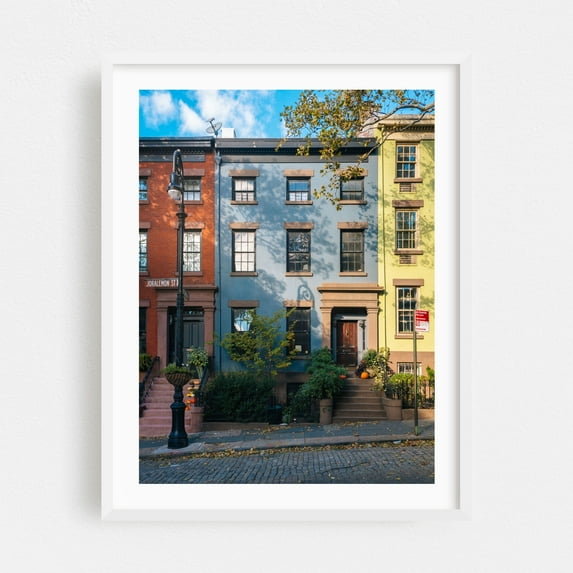 That Joralemon Charm - Brooklyn New York Photography White Framed Wall Art Print 12 x 18 inches