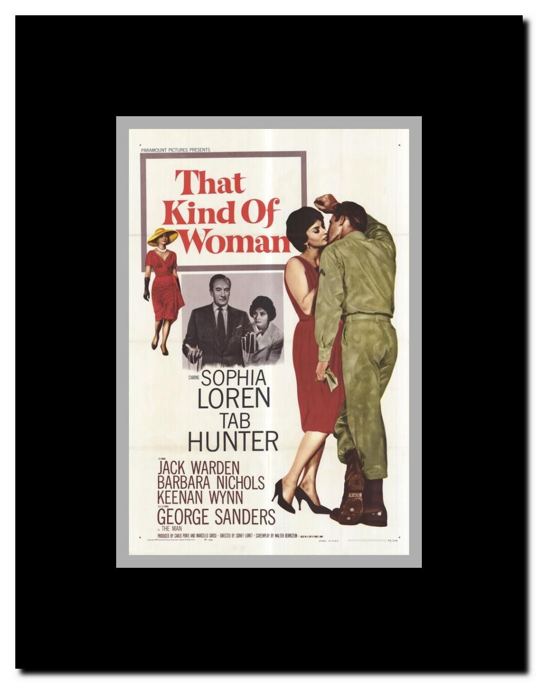 That Kind of Woman Framed Movie Poster