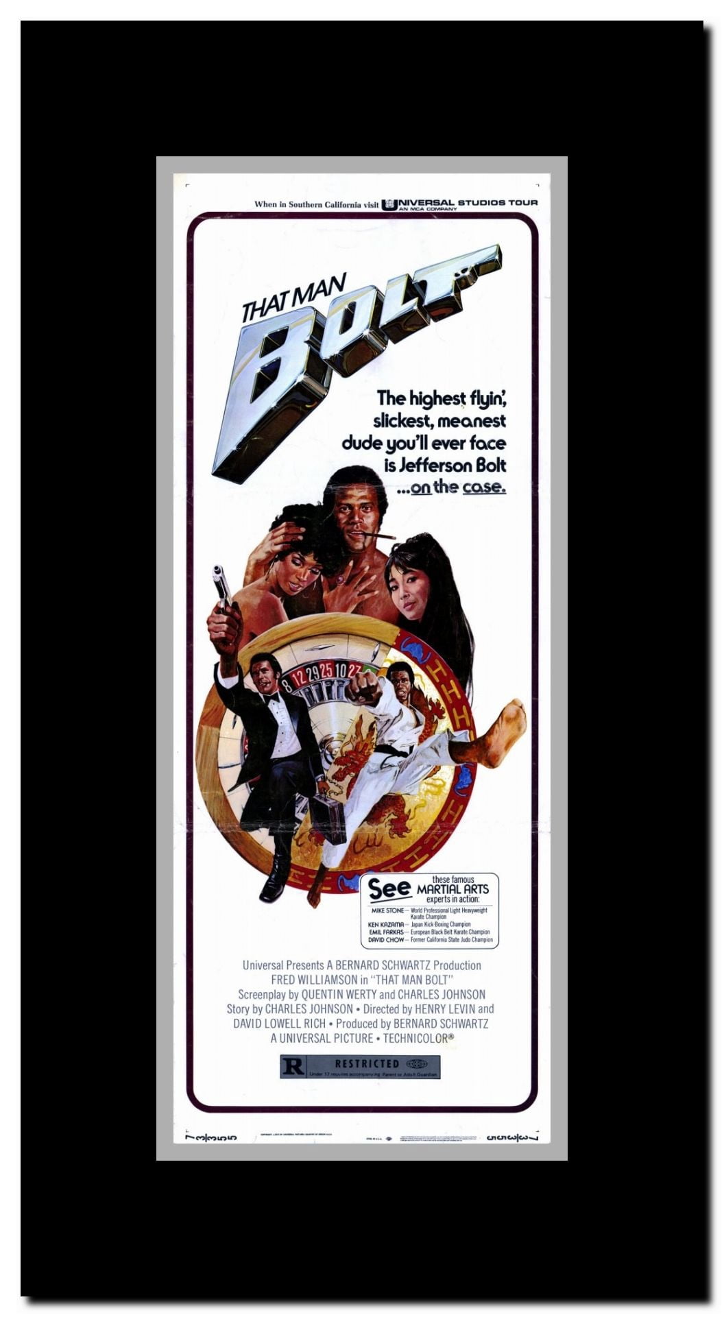 That Man Bolt Framed Movie Poster