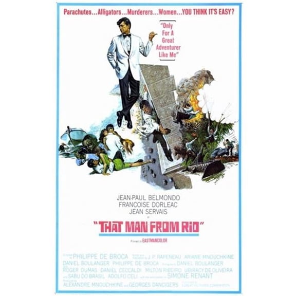 That Man From Rio Movie Poster - 11 x 17 in.