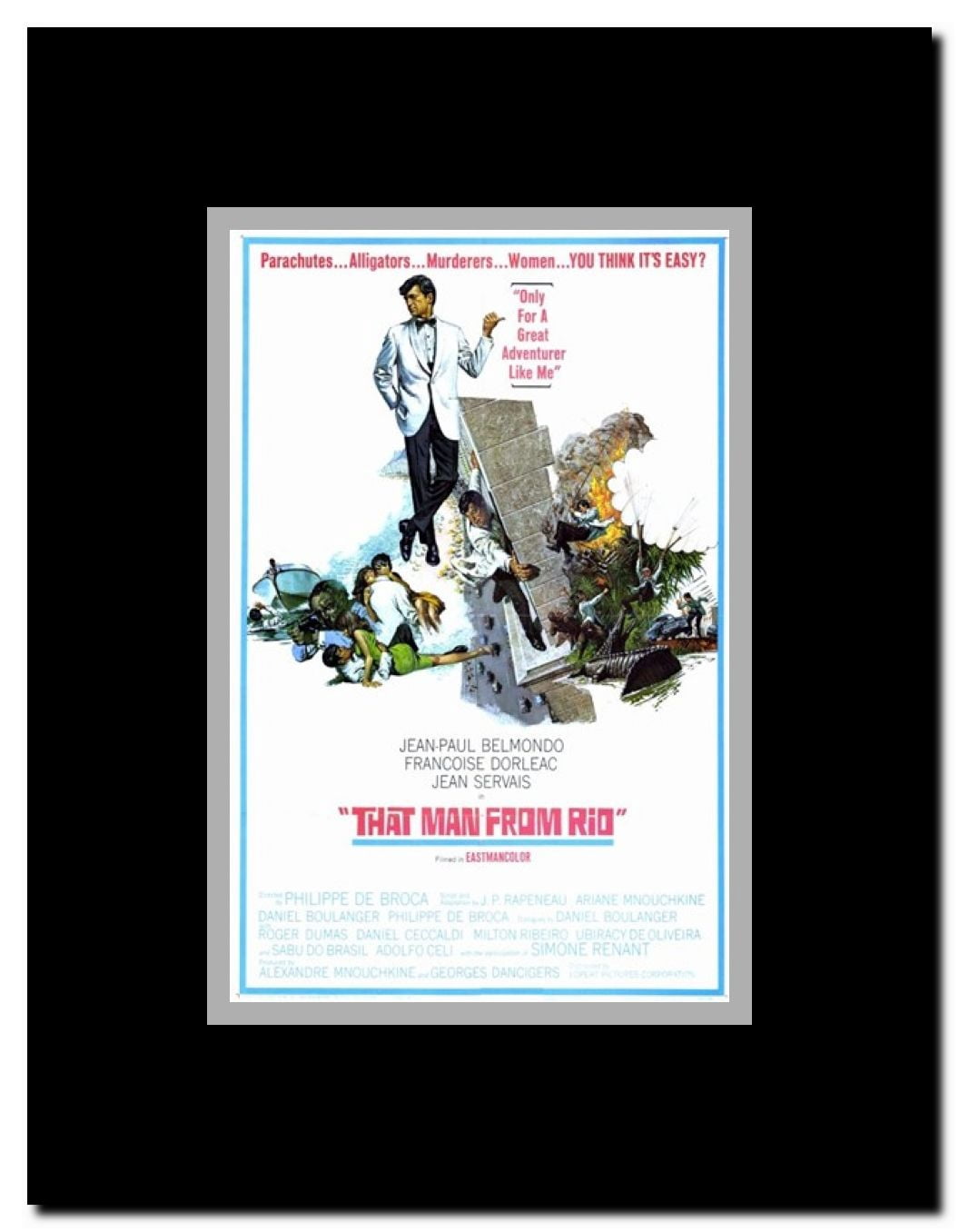 That Man from Rio Framed Movie Poster