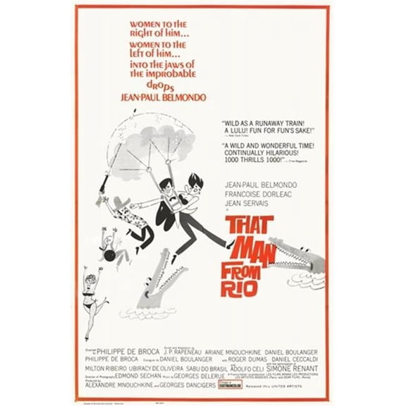 That Man from Rio Movie Poster (11 x 17)