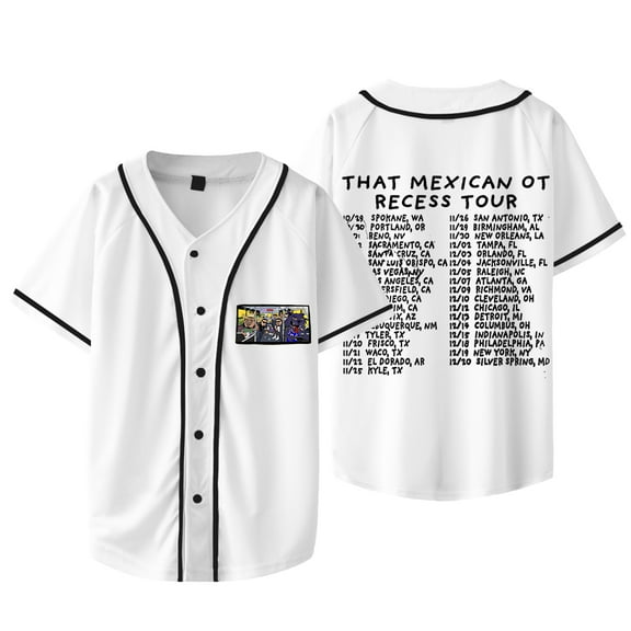 That Mexican OT Recess Tour 2025 Merch Baseball Jacket Tee Women Men Short Sleeve T-shirts