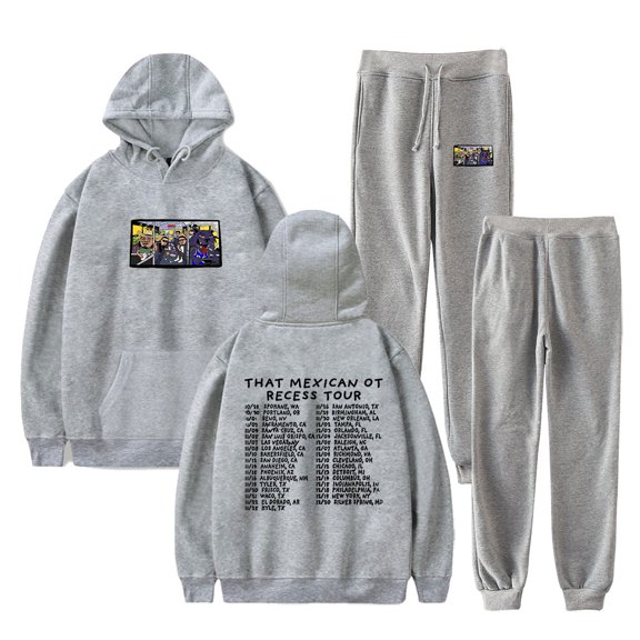 That Mexican OT Recess Tour 2025 Merch Hoodies Jogger Pants Set Women Men Streetwear Sweatshirts