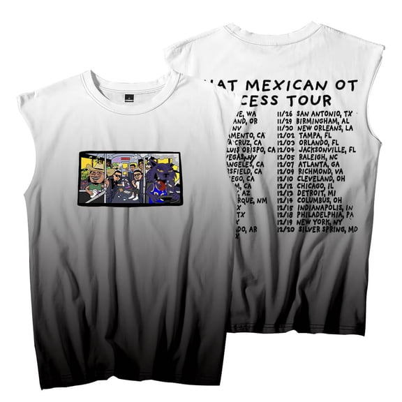 That Mexican OT Recess Tour 2025 Merch Sleeveless T-Shirts Women Men HipHop Tank Tops