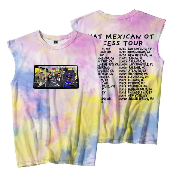 That Mexican OT Recess Tour 2025 Merch Sleeveless T-Shirts Women Men HipHop Tank Tops
