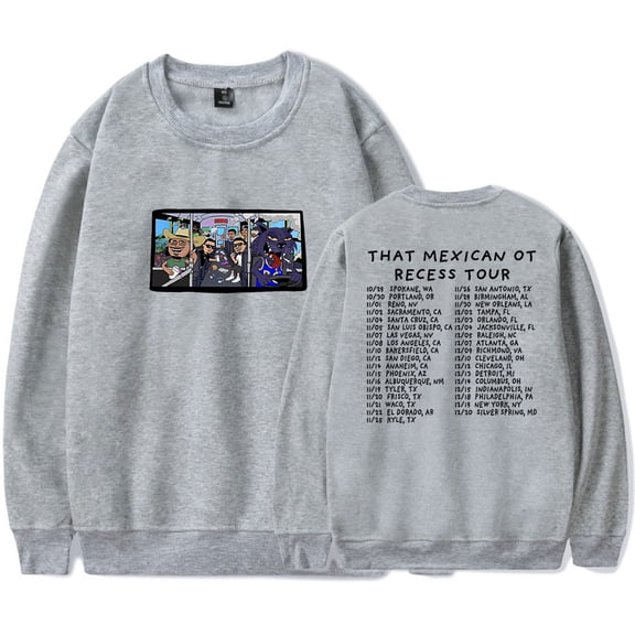 That Mexican OT Recess Tour 2025 Merch Sweatshirt Women Men Casual Crewneck Long Sleeve Pullover Clothes