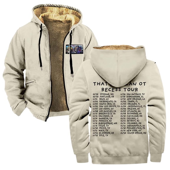 That Mexican OT Recess Tour 2025 Merch Zipper Hoodies Women Men Jacket Parkas Long Sleeve Fashion Streetwear Coat