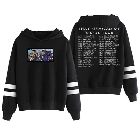 That Mexican OT Recess Tour Hoodie Pocketless Parallel Bars Sleeve Streetwear Women Men Hooded Sweatshirt