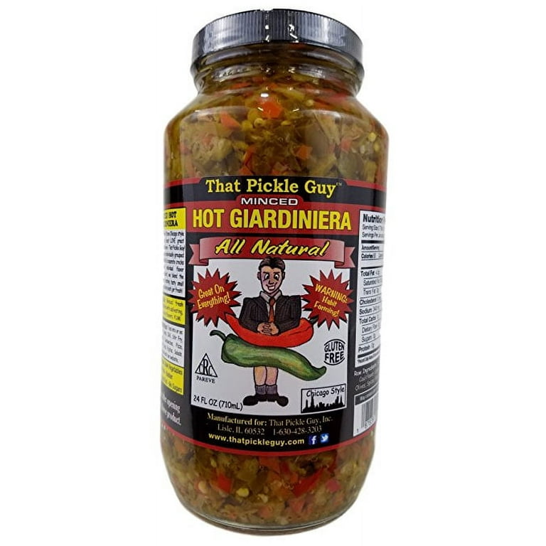 https://i5.walmartimages.com/seo/That-Pickle-Guy-Minced-All-Natural-Chicago-Style-HOT-Giardiniera-Raw-24-ounce_412384bb-b799-4bca-90f4-771c8166255c.5e4e8ab7a5be60bba60bb0589bcbc536.jpeg?odnHeight=768&odnWidth=768&odnBg=FFFFFF