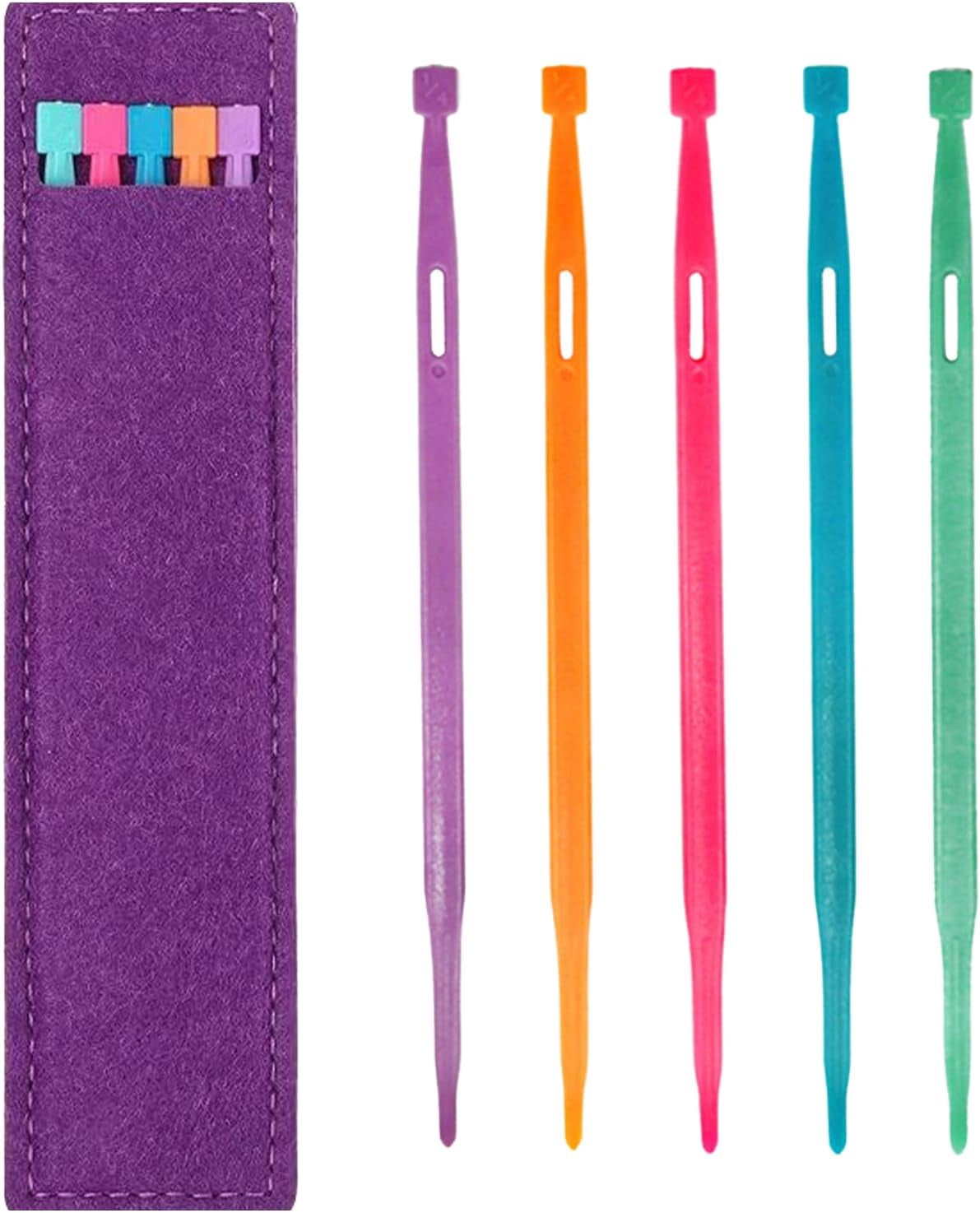 That Purple Thang, Multifunctional Sewing Tool, Versatile Threaders For Sewing Craft, Accessories & Supplies For Sewings (5 Pcs)