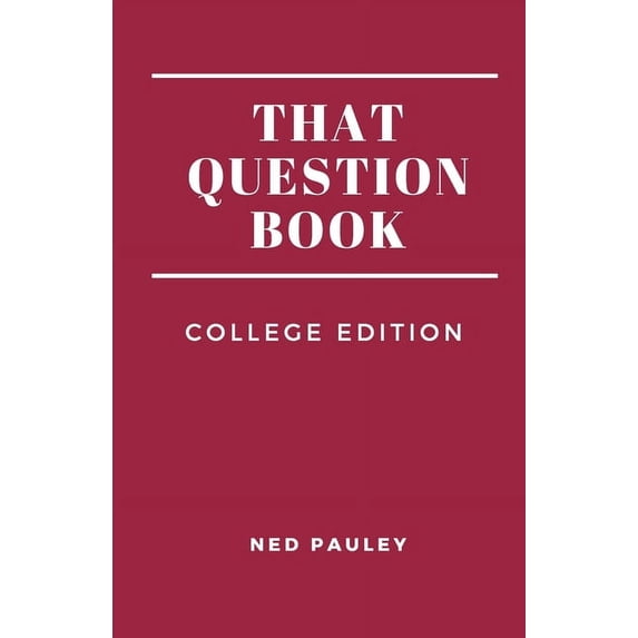 That Question Book: College Edition, (Paperback)