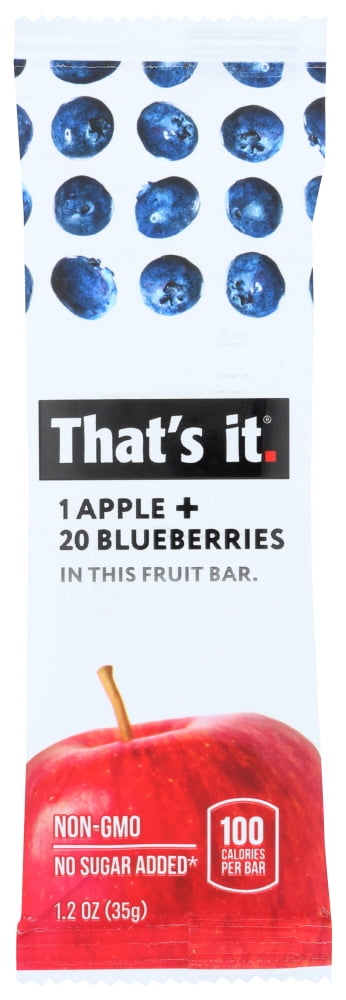 That's It® - Apple + Blueberry Bar: Starbucks Coffee Company