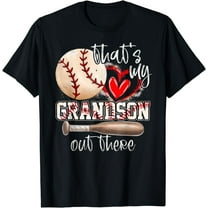 That'S My Grandson Out There Baseball Grandma Mothers Day T-Shirt