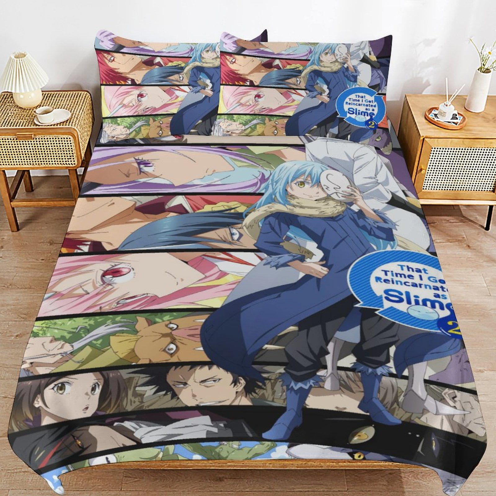 That Time I Got Reincarnated As A Slime 3 Piece Anime Comforter Bedding