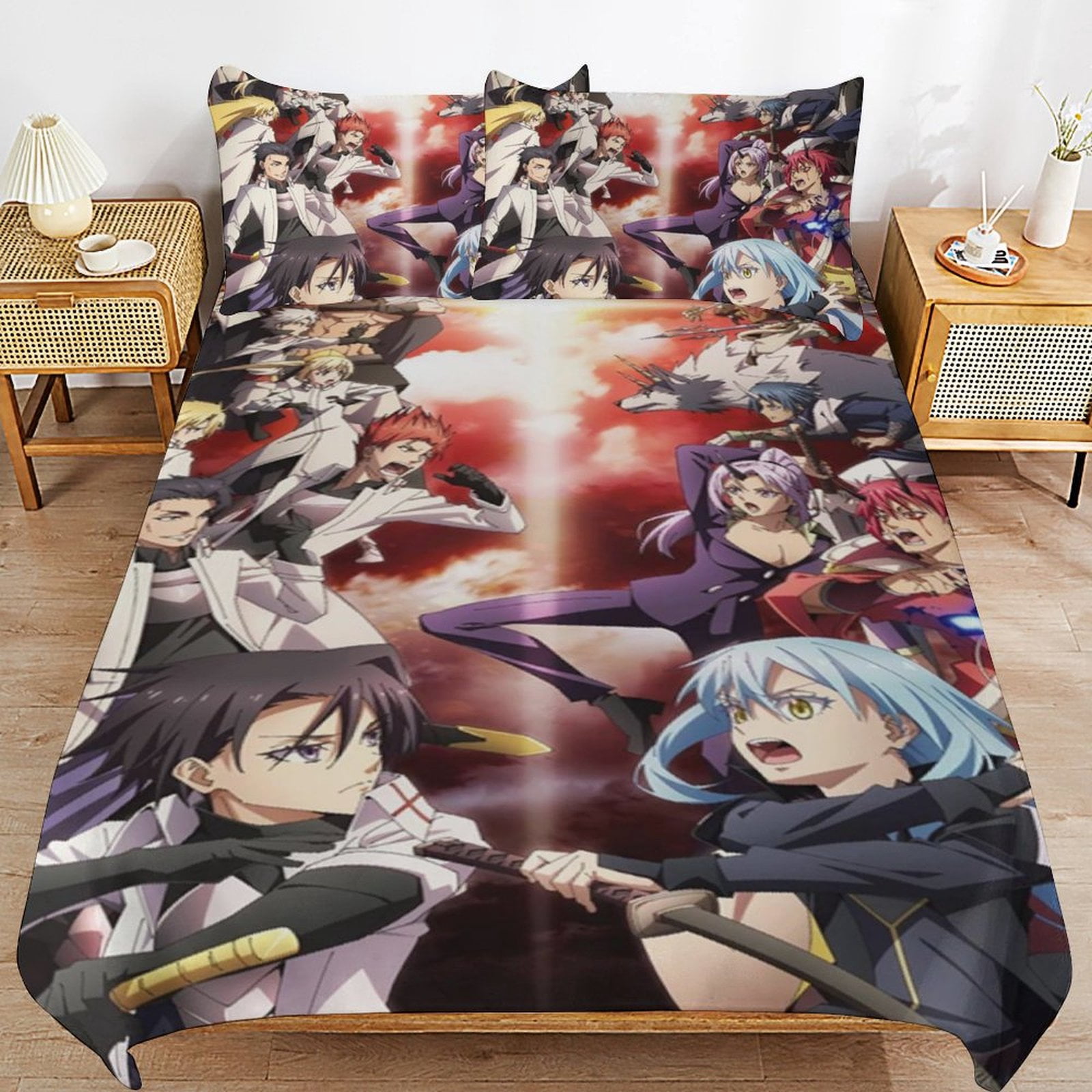 That Time I Got Reincarnated As A Slime 3 Piece Anime Comforter Bedding