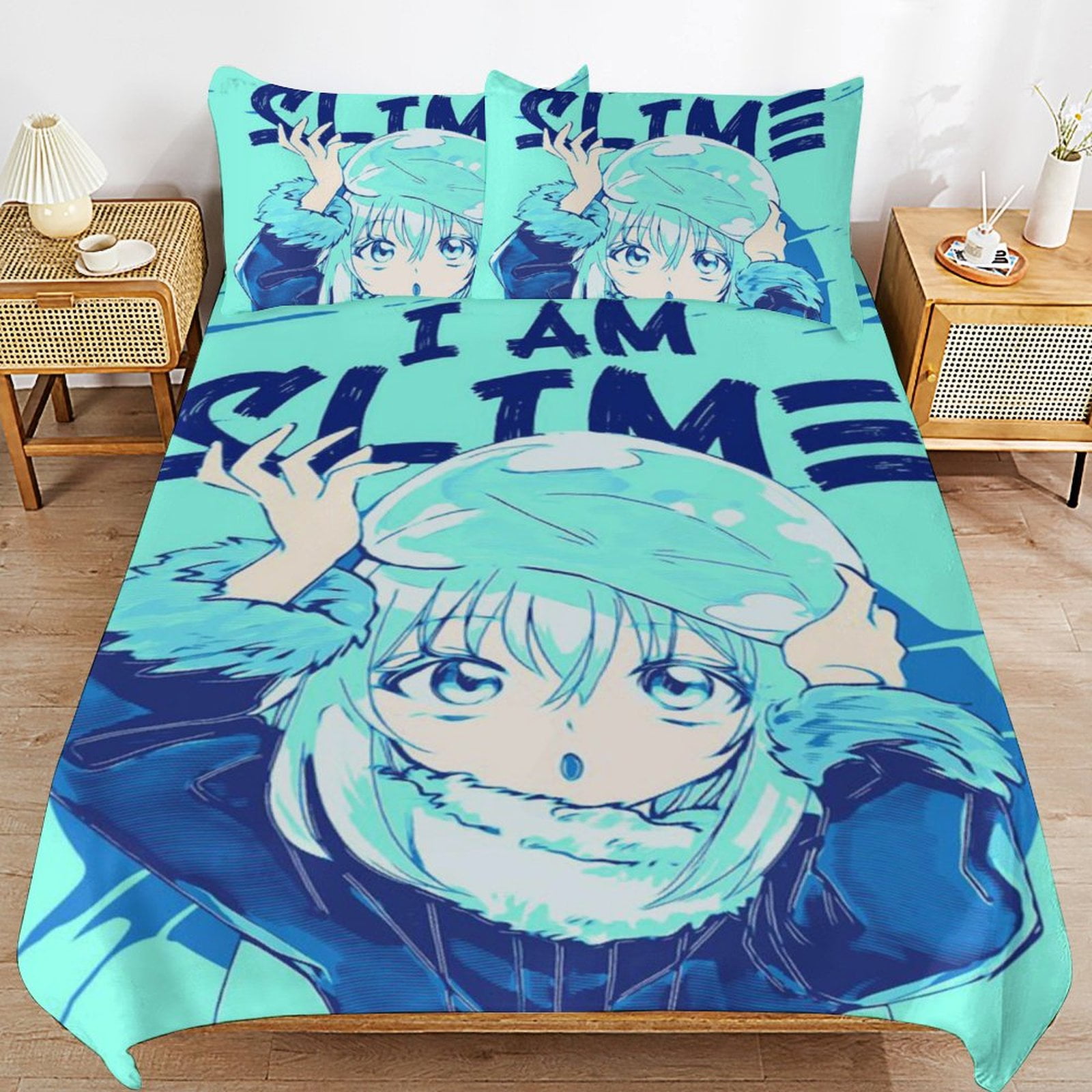 That Time I Got Reincarnated As A Slime 3 Piece Anime Comforter Bedding