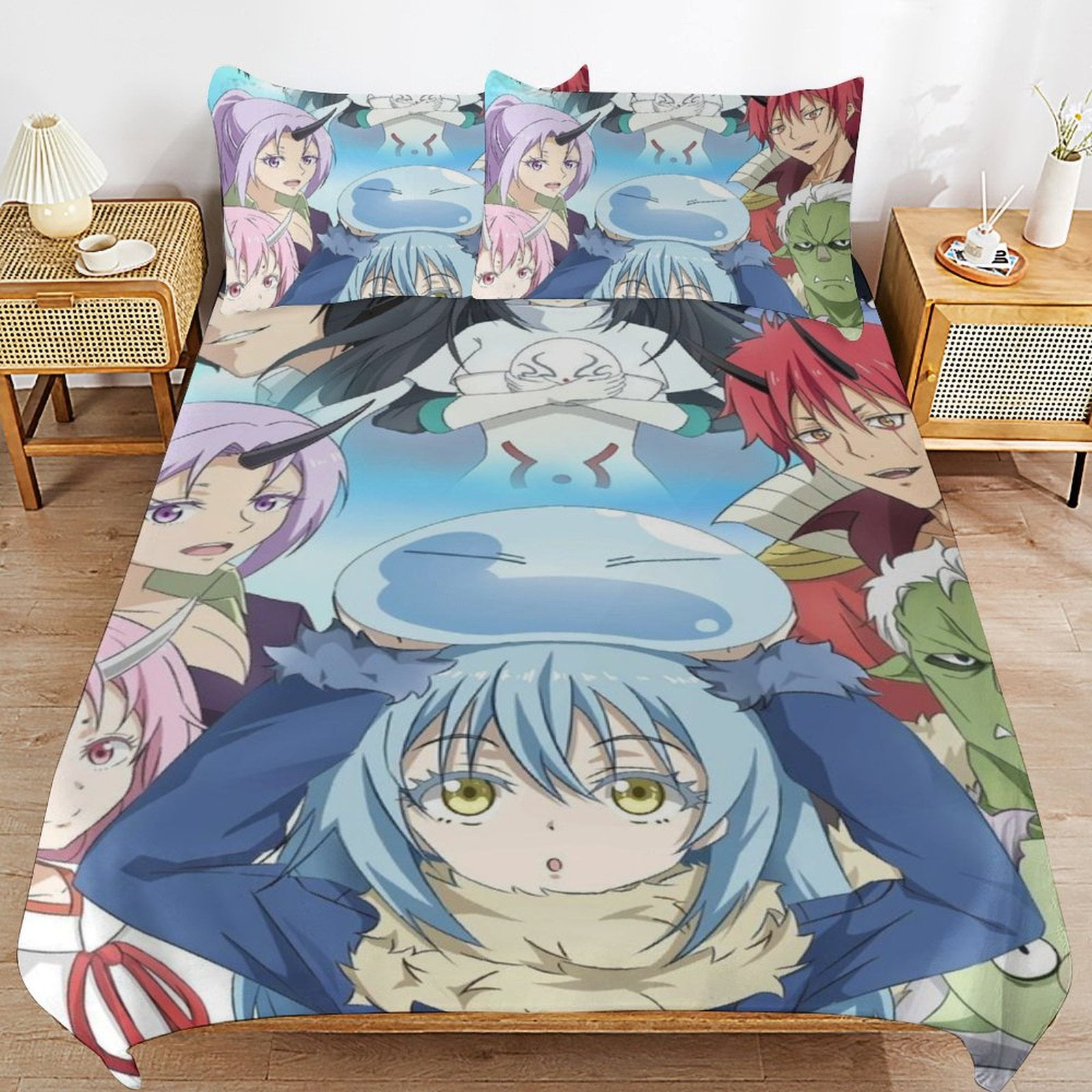 That Time I Got Reincarnated As A Slime 3 Piece Anime Comforter Bedding