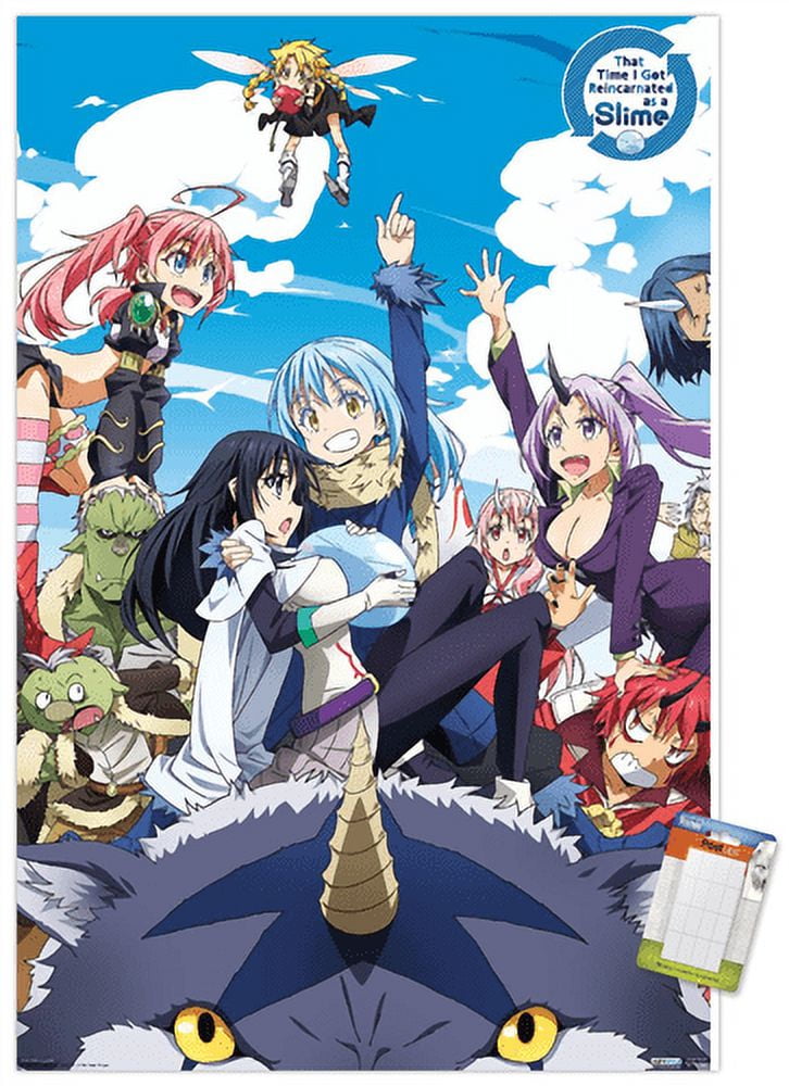 That Time I Got Reincarnated As A Slime - Group Wall Poster, 22.375 inch x 34 inch, EBPOD21992PMEC