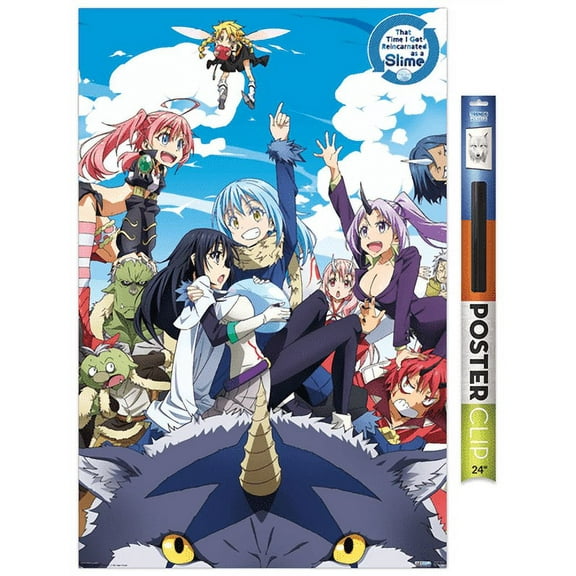That Time I Got Reincarnated As A Slime - Group Wall Poster, 22.375" x 34"