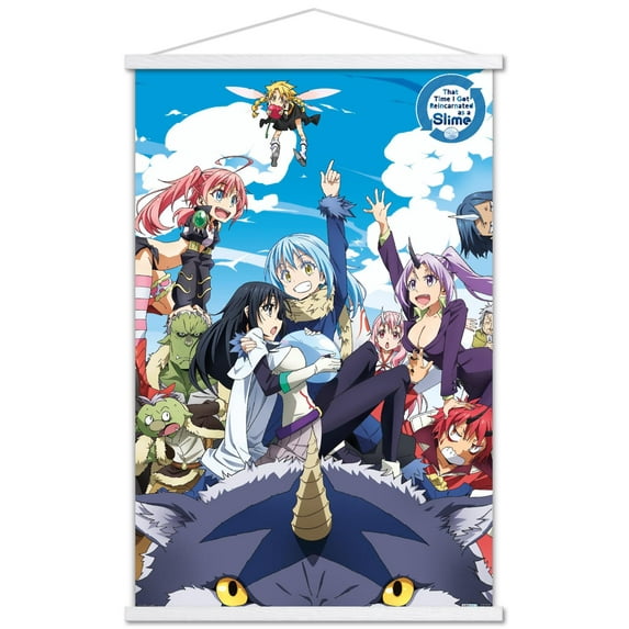 That Time I Got Reincarnated As A Slime - Group Wall Poster with Magnetic Frame, 22.375" x 34"