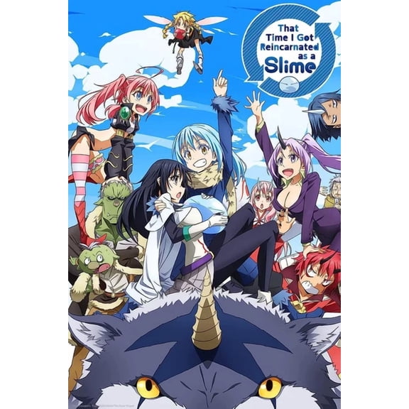 That Time I Got Reincarnated As A Slime Poster Art Home Decor Vintage Gift Living Room Dercor