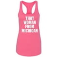 thumbnail image 1 of That Woman from Michigan Racerback Tank, 1 of 2