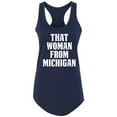 thumbnail image 1 of That Woman from Michigan Racerback Tank, 1 of 2