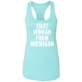 thumbnail image 1 of That Woman from Michigan Racerback Tank, 1 of 3