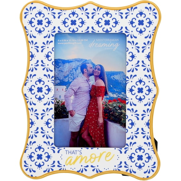 Pavilion Gift Company - That's Amore - 6.5" x 8.25" Picture Frame
(Holds 4" x 6" Photo)