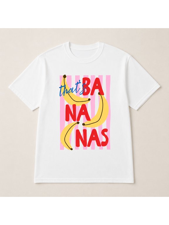 That's Bananas Banana Fruit Pun Summer Timeless Theme For Everyday Style Graphic T-Shirt, Size S-5XL