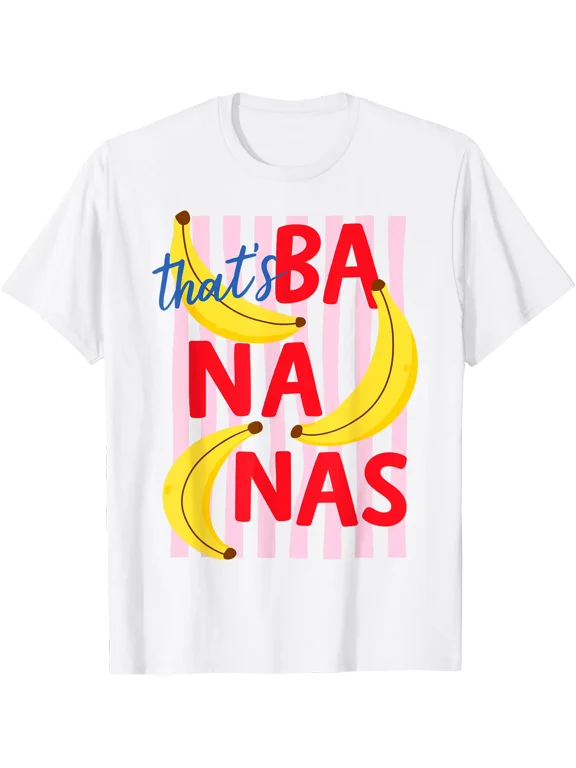 That's Bananas Funny Banana Humor Retro Fruit Pun T-Shirt