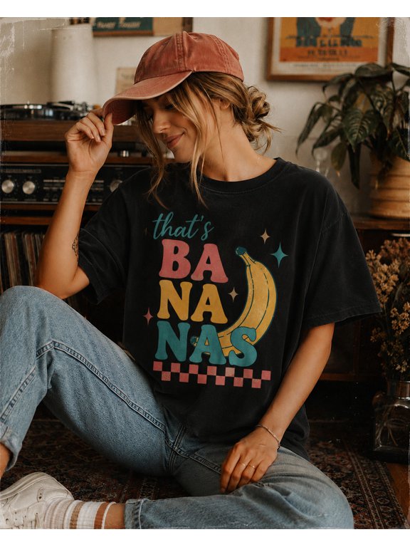 That's Bananas Retro Summer Fruit Pun T-Shirt