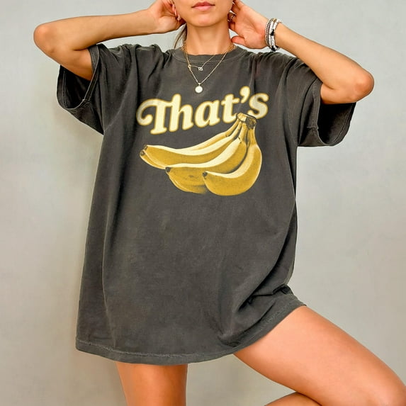 That's Bananas Shirt, 90s Fruit TShirt, Vintage Banana Graphic Tee, Banana Lover Gift, Funny Food Shirt, Y2k Gen Z Shirt