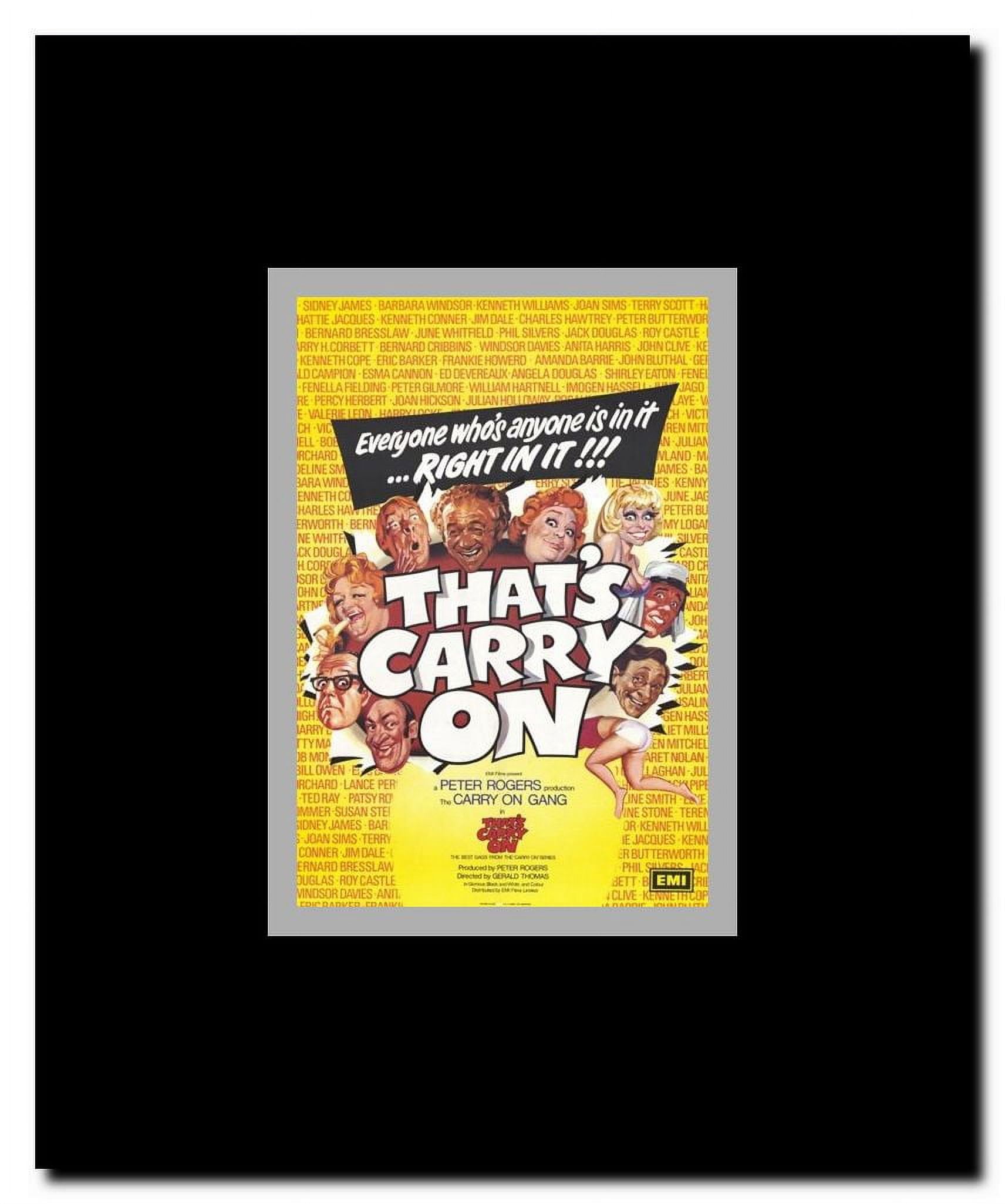 That's Carry on Framed Movie Poster