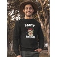 thumbnail image 1 of That's Enough Social Interaction Sweatshirt Men's -GoatDeals Designs, 1 of 4