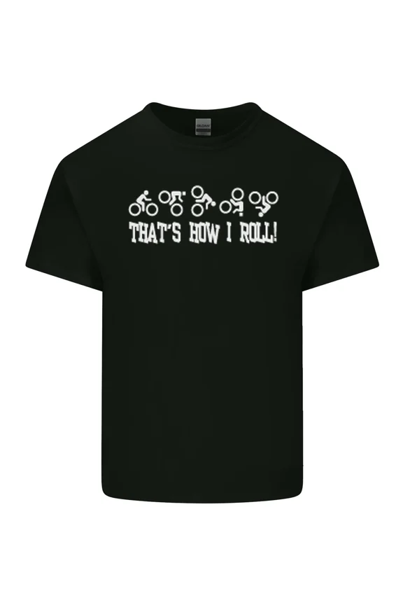 That's How I Roll Bike Fun Cyclist Bicycle Unisex T-Shirt Y3009, Up to Size 5XL