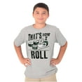 thumbnail image 1 of That's How I Roll Sushi Japanese Food Crewneck T Shirts Boy Girl Teen Brisco Brands L, 1 of 6