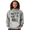 thumbnail image 1 of That's How I Roll Sushi Japanese Food Unisex Plus Fleece Graphic Hoodie Brisco Brands 2X, 1 of 5