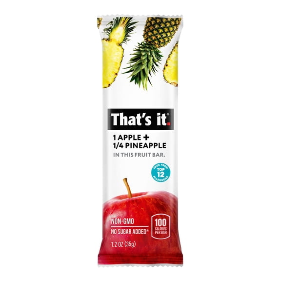 That's It Apple And Pineapple Fruit Bar 1.2 Oz - (Pack of 24)