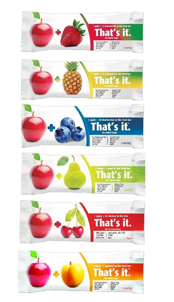 That's It Bar- Variety Pack 6 Flavors- ( Pack of 6 ) - Walmart.com