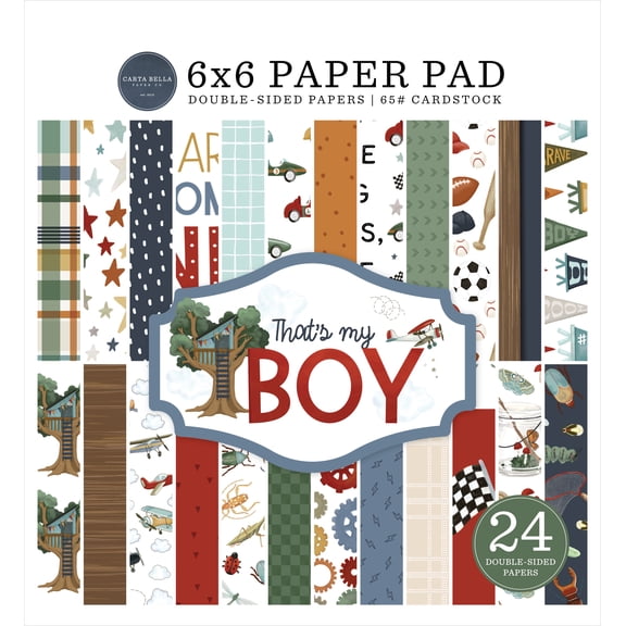 That's My Boy 6x6 Paper Pad