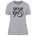 thumbnail image 1 of That's My Girl Tennis Ball T-Shirt Women -Image by Shutterstock, Female Medium, 1 of 2