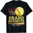 thumbnail image 1 of That's My Granddaughter Out There Softball Grandma Grandpa T-Shirt, 1 of 3