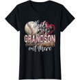 thumbnail image 1 of That's My Grandson Out There Baseball Grandma Mother's Day T-Shirt, 1 of 3