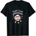 thumbnail image 1 of That's My Grandson Out There Baseball T-Shirt Grandma T-Shirt, 1 of 5
