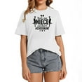 thumbnail image 1 of That's My Niece Cheer Aunt Cheerleading Auntie Women's Graphic Tee, Trendy Shirt with Attractive Print Design, 1 of 5